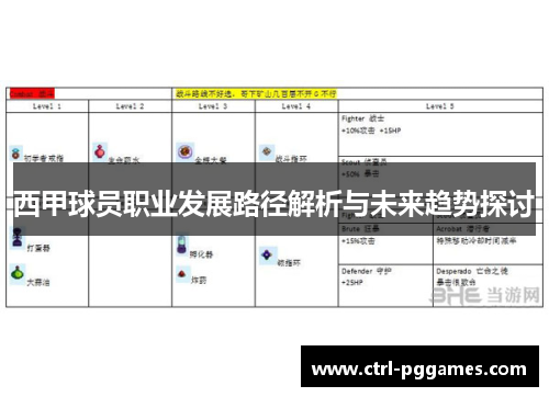 西甲球员职业发展路径解析与未来趋势探讨